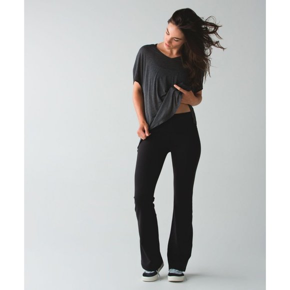 LULULEMON Black Reversible Groove Pants